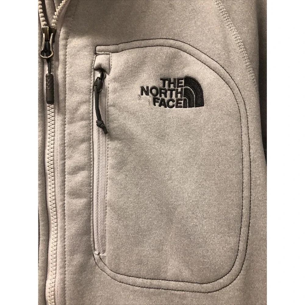 Gray Mens The North Face Skyline Fleece Full Zip Jacket Coat Size L Large‎